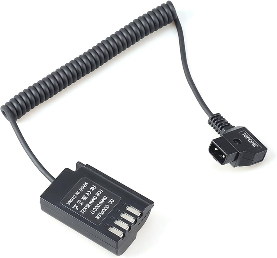 Amazon.com : Topcine DMW-BLK22 Dummy Battery to D-Tap Vmount Gold